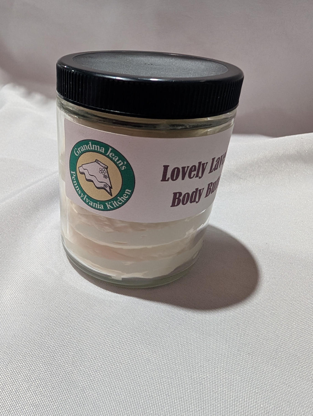 Handmade Lavender Whipped Body Butter - Cocoa Butter Blend (4.5oz)