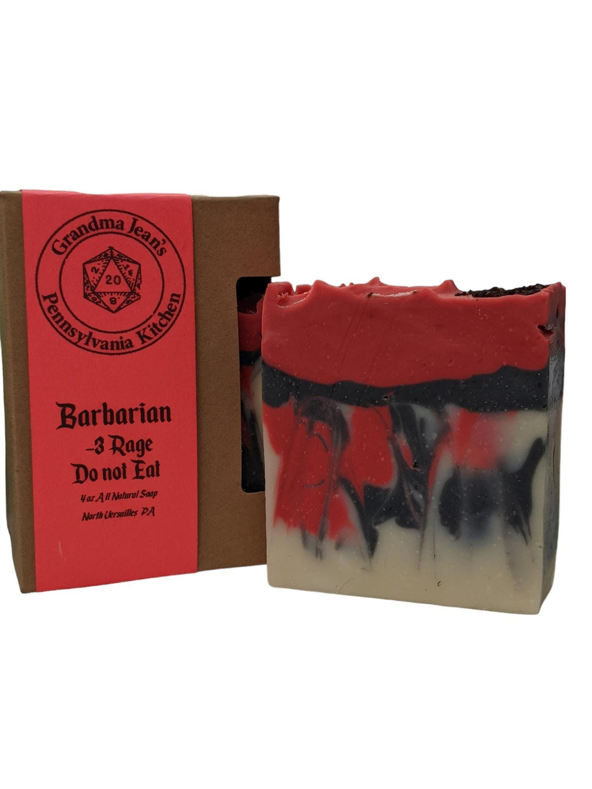 Barbarian - Gaming Themed 100% All Natural Handmade Cold Process Soap