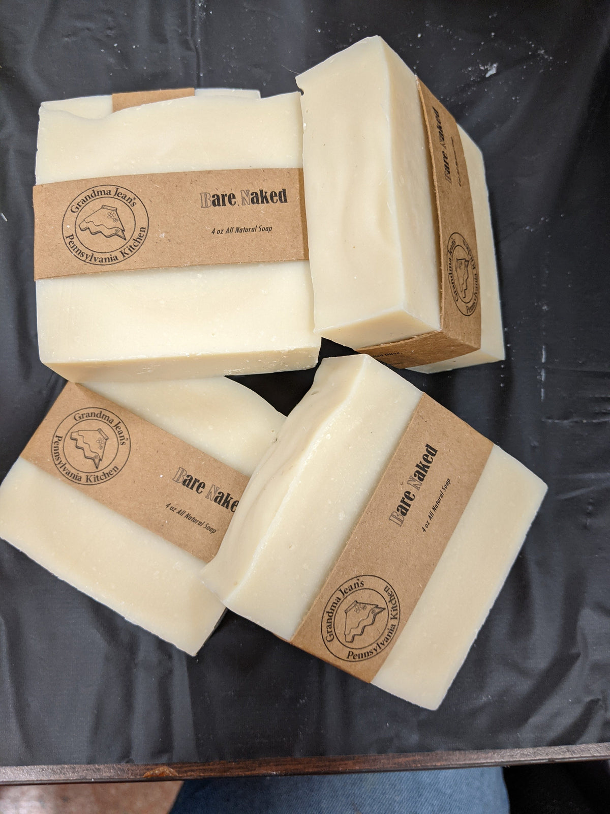 Bare Naked Fragrance Free Sensitive Soap 100% All Natural Handmade Cold Process
