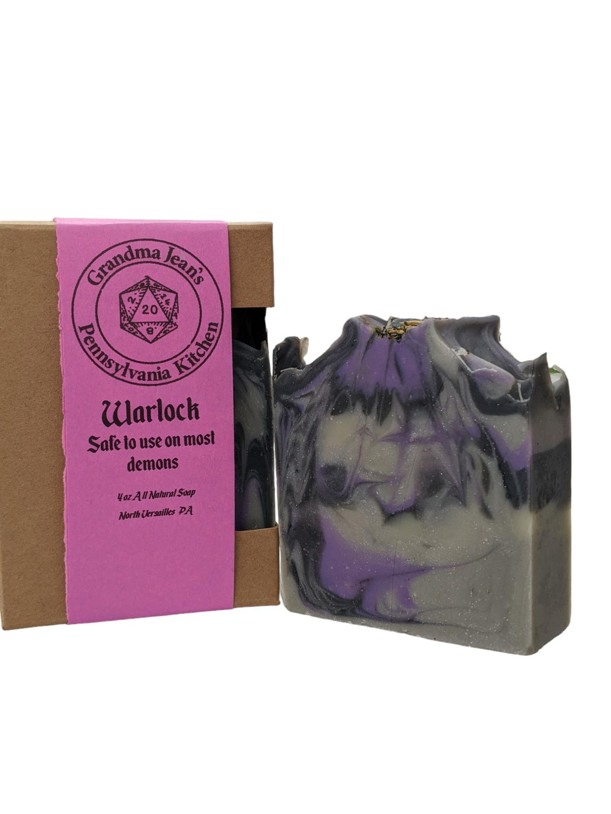 Warlock - Gaming Themed 100% All Natural Handmade Cold Process Soap