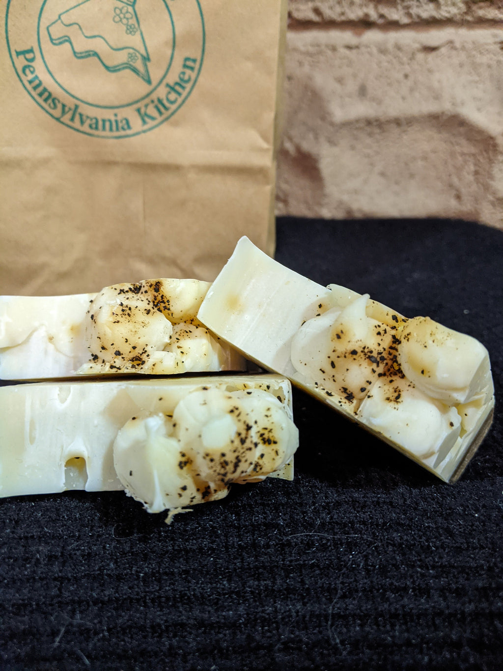 Peppermint Mocha all natural handmade cold process soap bars