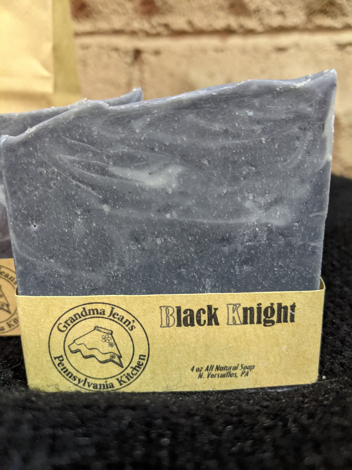 Black Knight 100% All Natural Handmade Cold Process Activated Charcoal Soap