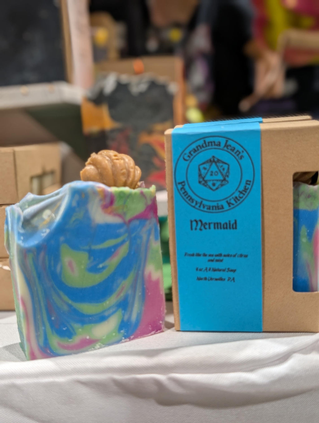 Mermaid - Magical Mythical Creature Themed 100% All Natural Handmade Cold Process Soap