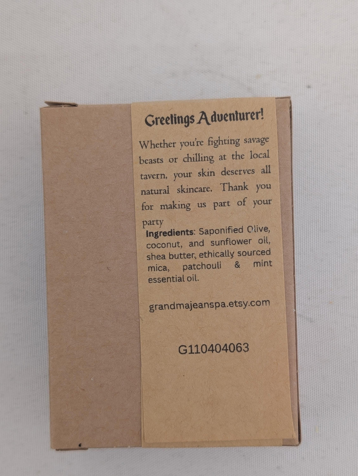 Wizard - Gaming Themed 100% All Natural Handmade Cold Process Soap