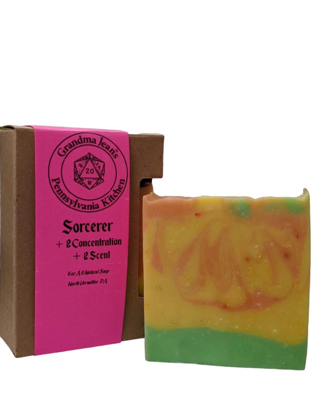 Sorcerer - Gaming Themed 100% All Natural Handmade Cold Process Soap