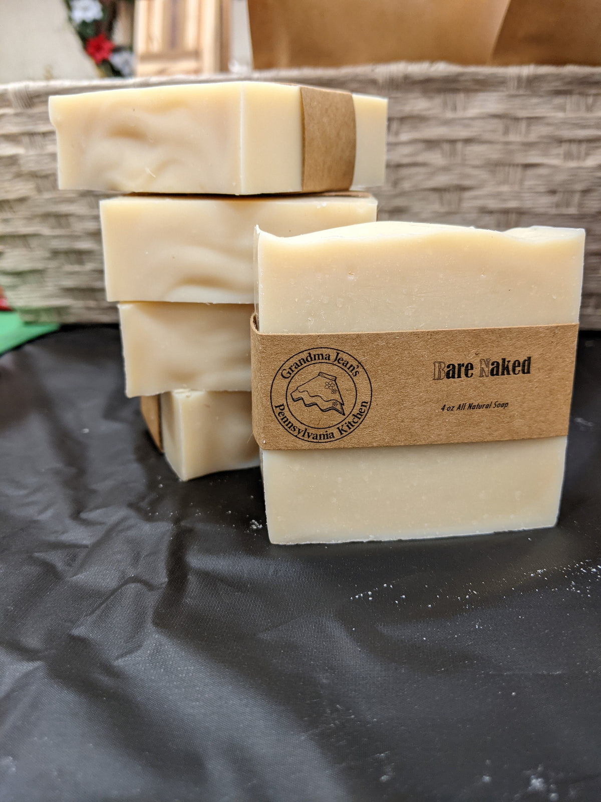 Bare Naked Fragrance Free Sensitive Soap 100% All Natural Handmade Cold Process