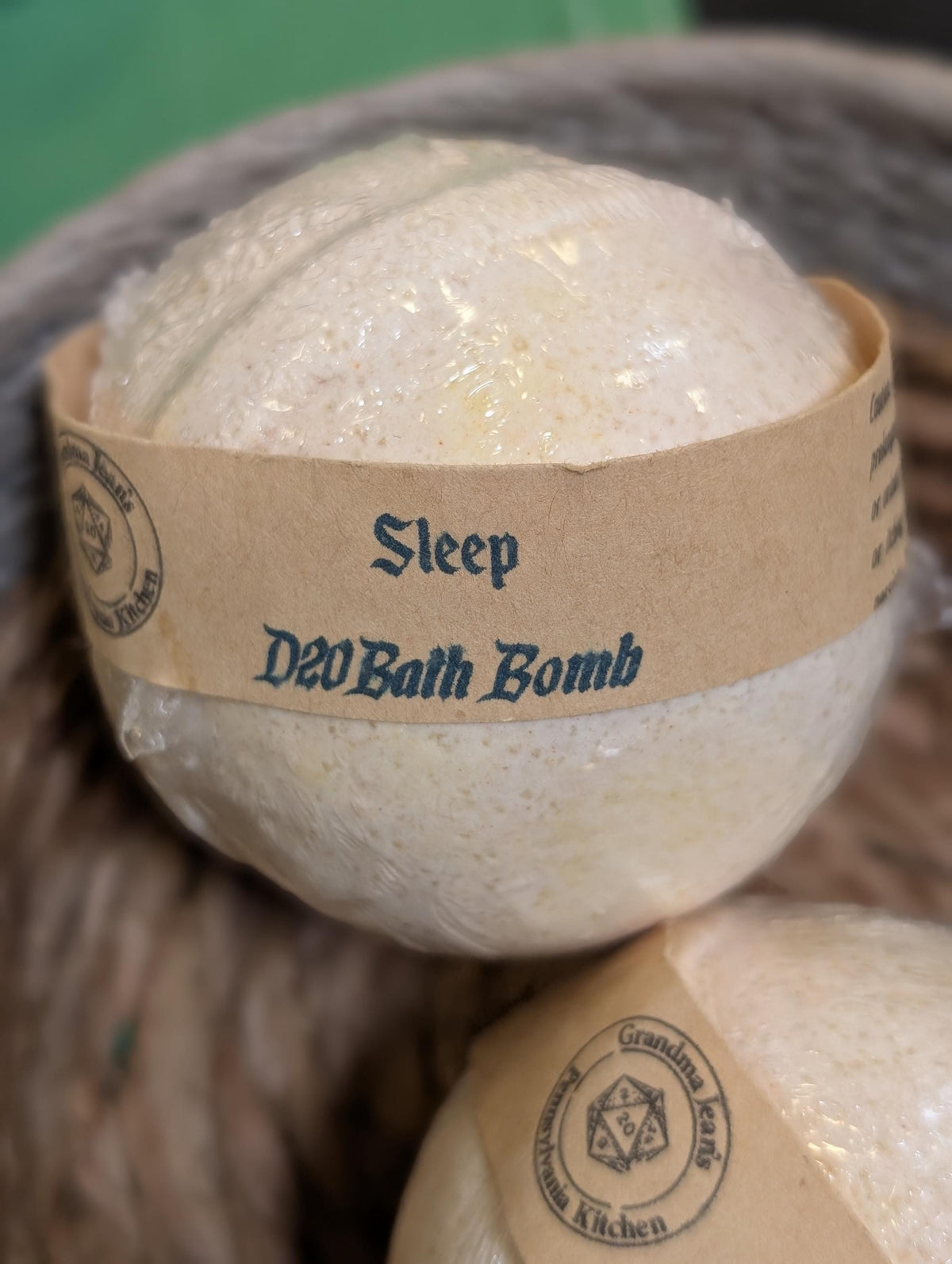 D20 Spell Bombs - magic themed Essential Oil Bath Bombs with mystery dice inside