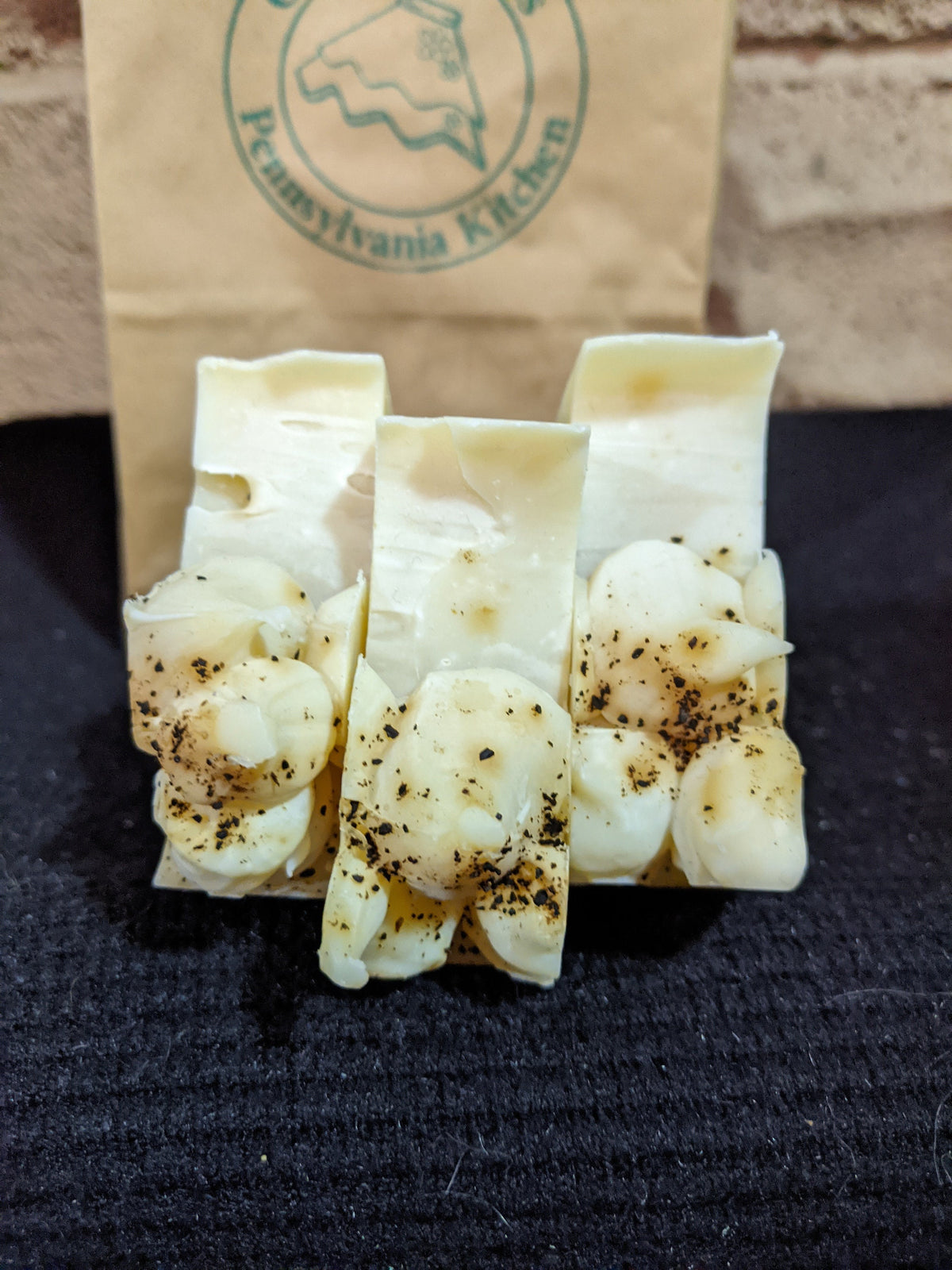 Peppermint Mocha all natural handmade cold process soap bars