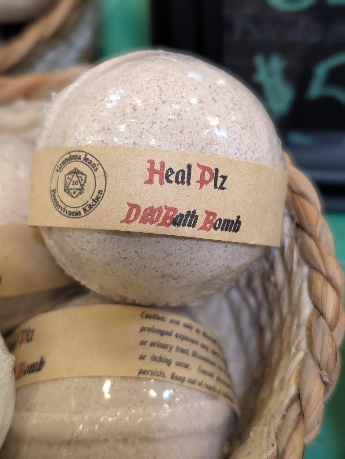 D20 Spell Bombs - magic themed Essential Oil Bath Bombs with mystery dice inside