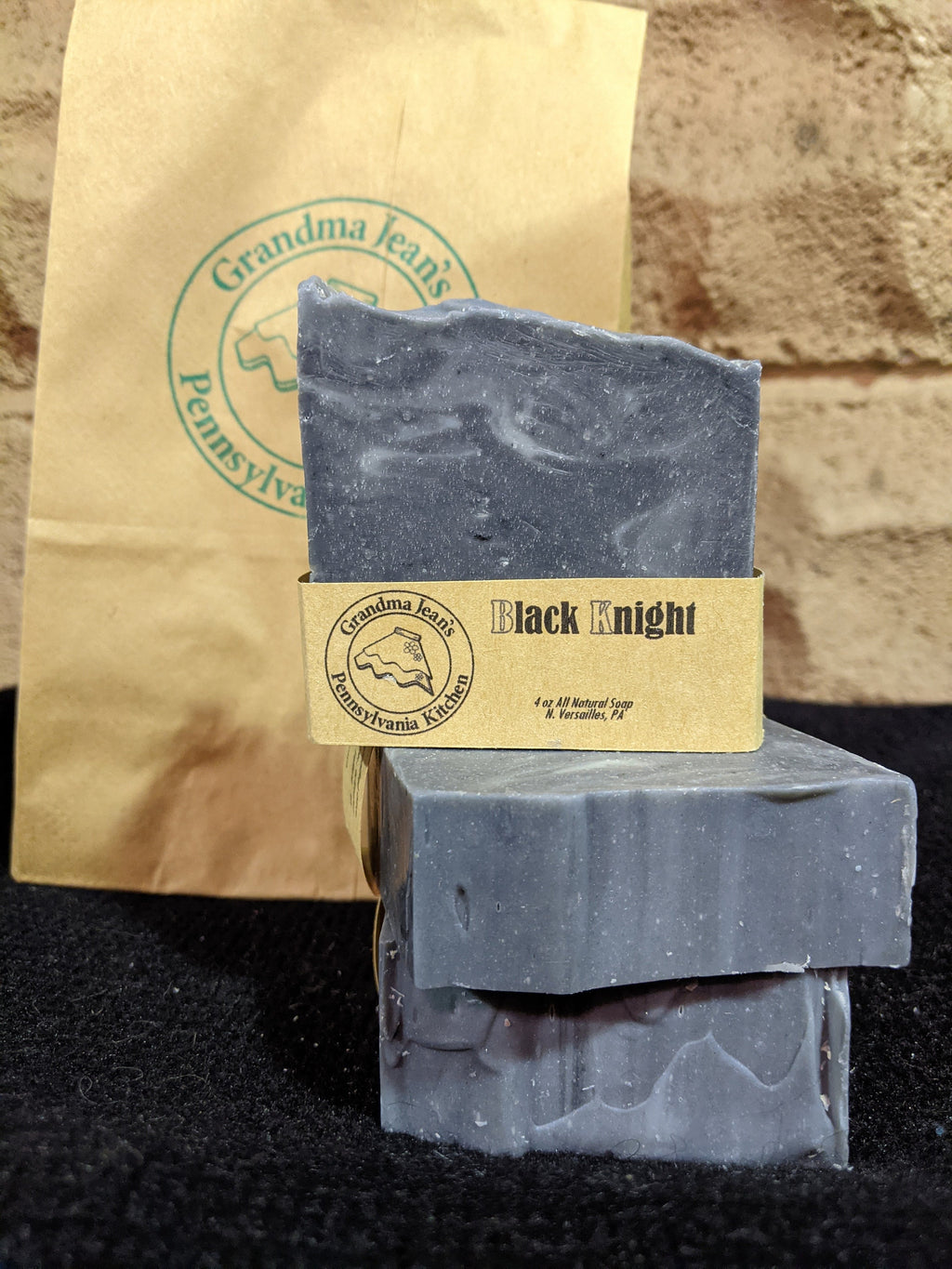 Black Knight 100% All Natural Handmade Cold Process Activated Charcoal Soap