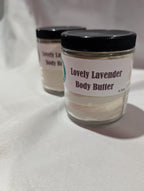 Handmade Lavender Whipped Body Butter - Cocoa Butter Blend (4.5oz)