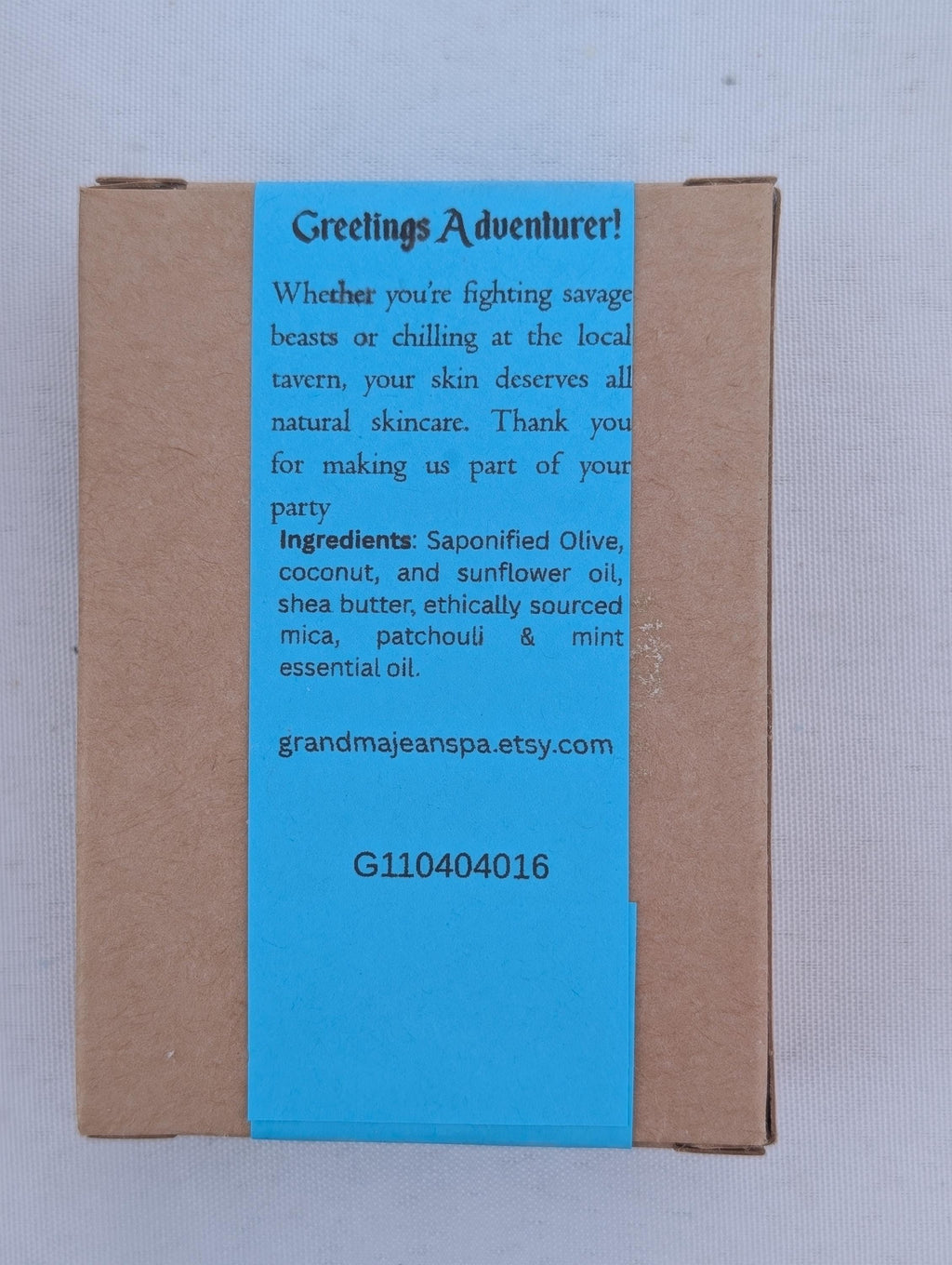 Cleric - Gaming Themed 100% All Natural Handmade Cold Process Soap