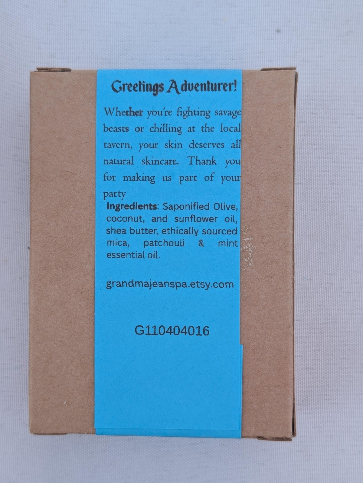 Cleric - Gaming Themed 100% All Natural Handmade Cold Process Soap