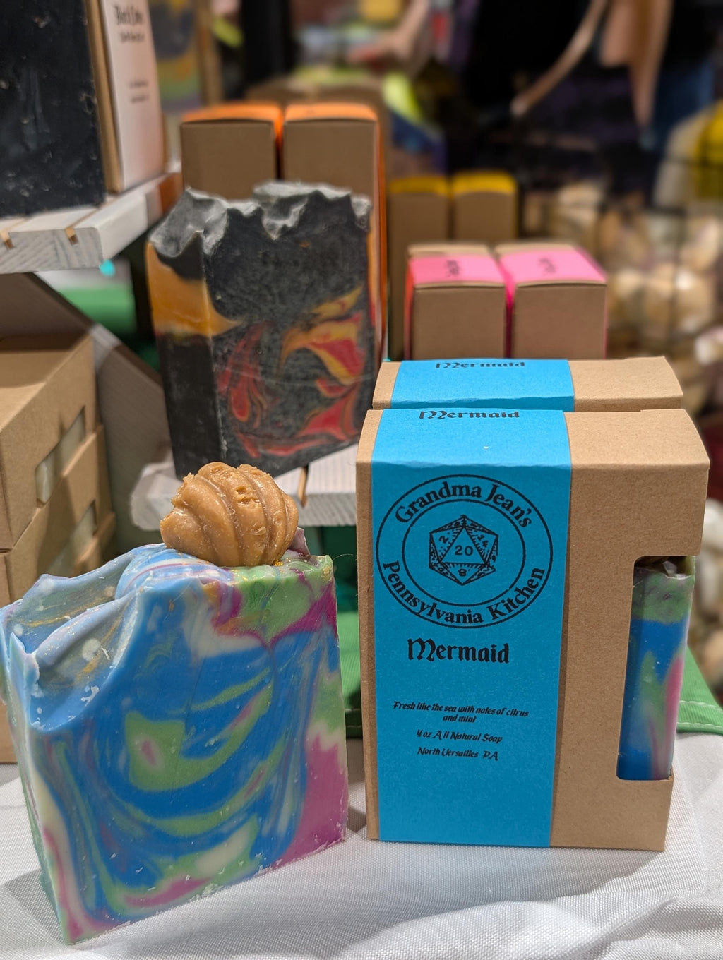 Mermaid - Magical Mythical Creature Themed 100% All Natural Handmade Cold Process Soap