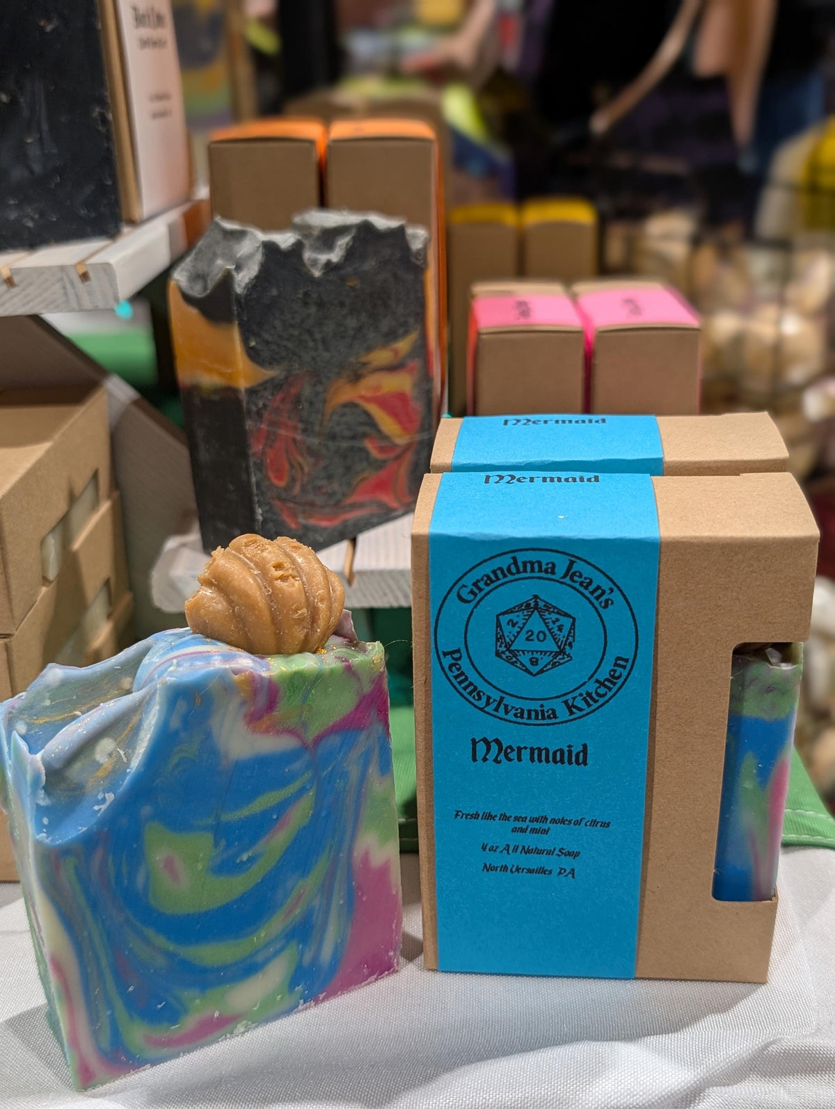 Mermaid - Magical Mythical Creature Themed 100% All Natural Handmade Cold Process Soap