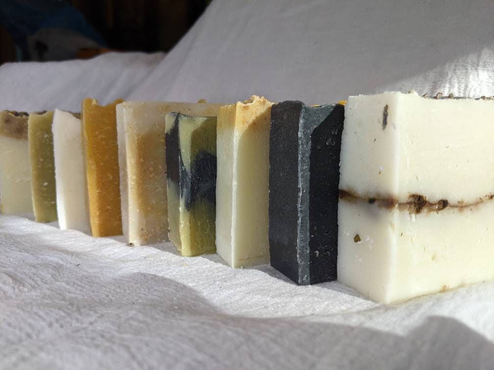 Lemon Lavender 100% All Natural Handmade Cold Process Bar Soap