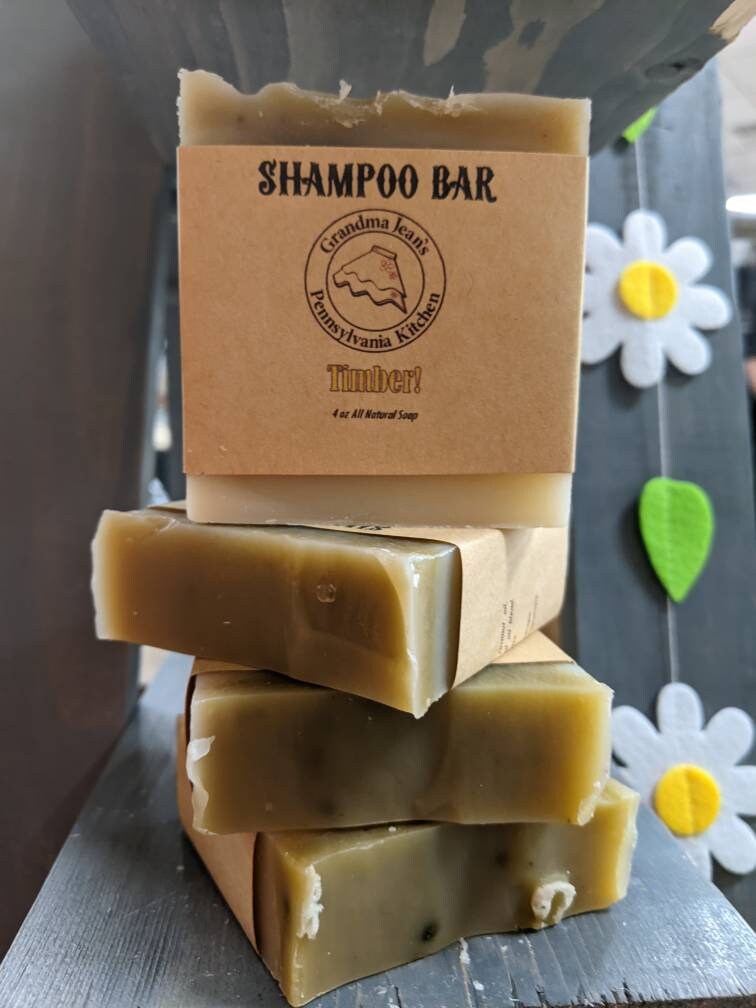 All Natural Shampoo Bar: Plastic & Phthalate Free Rosemary Mint, Lemon Lavender and more