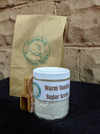 All Natural White Sugar Scrubs -chose your fragrance- 8 oz glass jars