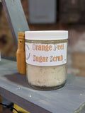 All Natural White Sugar Scrubs -chose your fragrance- 8 oz glass jars